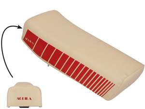 Aquila Sitzbank beige / rot NOS | Piaggio SI Aquila Sitzbank beige / rot NOS | Piaggio SI