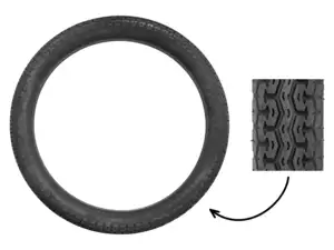 Hutchinson 2.25 x 17" Reifen Turbo Allround Hutchinson 2.25 x 17" Reifen Turbo Allround