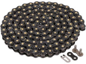 CYC Antriebskette schwarz (goldene Bolzen) 415H (verstÀrkt) 128L CYC Antriebskette schwarz (goldene Bolzen) 415H (verstÀrkt) 128L