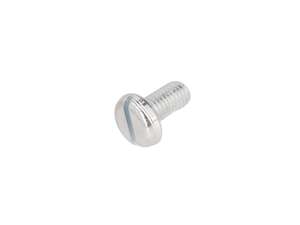 Schraube M5x10 Zylinderkopf flach Schlitz verzinkt Schraube M5x10 Zylinderkopf flach Schlitz verzinkt
