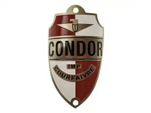 Condor brand plate head tube (bent) Condor brand plate head tube (bent)