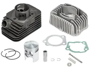 Malossi 43 mm cylinder kit incl. head 10 mm KoBo new version | Piaggio Ciao, Bravo, Boxer Malossi 43 mm cylinder kit incl. head 10 mm KoBo new version | Piaggio Ciao, Bravo, Boxer