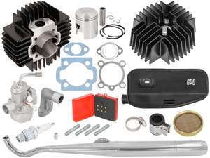 GPO Tuning-Set 43.5 mm (Metrakit-Nachbau) | Puch E50 / ZA50 GPO Tuning-Set 43.5 mm (Metrakit-Nachbau) | Puch E50 / ZA50