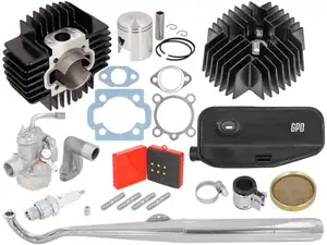 GPO Tuning-Set 43.5 mm (Metrakit-Nachbau) | Puch E50 / ZA50 GPO Tuning-Set 43.5 mm (Metrakit-Nachbau) | Puch E50 / ZA50