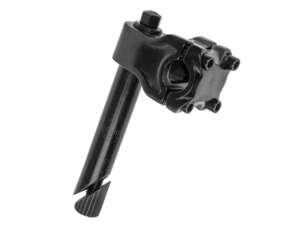 Lenkervorbau 22 mm vorne schwarz (4-Punkt Bef. für Gabelplattenlenker) Lenkervorbau 22 mm vorne schwarz (4-Punkt Bef. für Gabelplattenlenker)