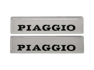 Aufkleber Tank «PIAGGIO» 3D Silikon 115 x 27 mm | Piaggio Ciao, SI, Bravo Aufkleber Tank «PIAGGIO» 3D Silikon 115 x 27 mm | Piaggio Ciao, SI, Bravo