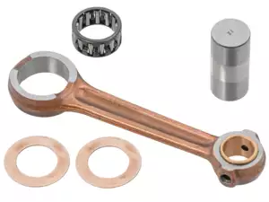 Mazzucchelli Pleuel mit Bronzebüchse axe 12 mm | Piaggio Ciao, SI, Bravo, Boxer Mazzucchelli Pleuel mit Bronzebüchse axe 12 mm | Piaggio Ciao, SI, Bravo, Boxer