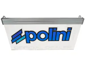 Hängeschild «Polini» 530x280 mm beleuchtet Hängeschild «Polini» 530x280 mm beleuchtet