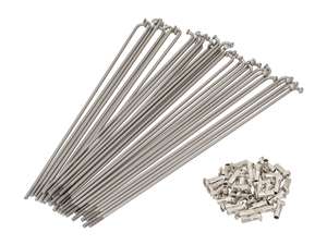 WWS 17" Speichen-Set inkl. Nippel (2.6 x 185 mm) Inox WWS 17" Speichen-Set inkl. Nippel (2.6 x 185 mm) Inox