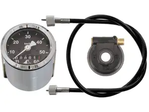 66HEROES speedometer set 17" (square headlight) | Puch Maxi S / N 66HEROES speedometer set 17" (square headlight) | Puch Maxi S / N